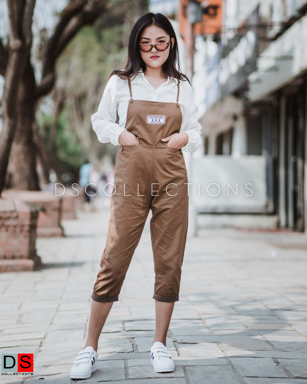 Women's Dungaree - Cotton Dungaree | DS Collections Nepal